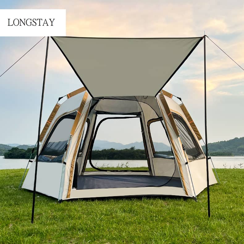 Hexagonal Automatic Tent – Your Ultimate Camping Companion (1)